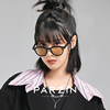 帕森PAZA系列彩色太阳镜女复古小框素颜镜遮阳墨镜防紫外线12713