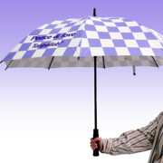 ins摊牌棋盘格复古银胶雨伞，折叠防晒两用成人长柄伞碳纤维自