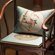 中式红木沙发垫坐垫防滑圈椅太师椅垫家用实木官帽椅餐椅座垫定制