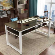 实木书画桌榆木书法桌家用中式简约书房毛笔书桌画案办公桌写字台