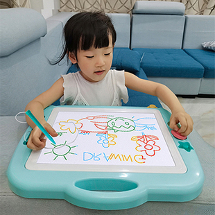 超大号儿童画画板彩色磁性，涂鸦写字小黑板，1-3岁2婴儿宝宝早教玩具
