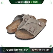 日本直邮birkenstock博肯软，木拖鞋男女款外穿绒面，软底凉拖zur