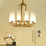 新中式吊灯中国风客厅灯，现代简约家用餐厅，灯复古酒店会所工程吊灯