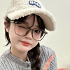 韩版椭圆形眼镜框复古超轻铆钉，防蓝光眼镜，网红同款素颜平光镜