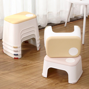 卫生间防滑矮凳家用客厅塑料，凳子方凳加厚茶几，凳小板凳儿童换鞋凳