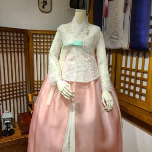 朝鲜族民俗服装新娘婚礼结婚仪式敬酒韩服婚纱礼服女士服H-X22006