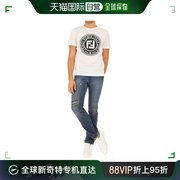 香港直邮Fendi 芬迪 男士浅色牛仔裤 FLP201-A08X-F0UV2