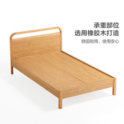 .12米儿童箱体床储物床收纳现代简约实木抽屉单人床小户型高箱床