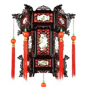 古典宫灯仿古灯笼复古中式灯笼结典春节大红灯笼