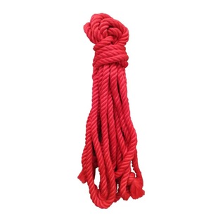 红色绳子尼龙绳全编绳耐磨涤纶绳结婚喜庆捆绑货车帐篷拉绳子