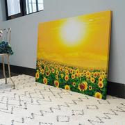 14352太阳阳图的画出日案出向日葵画太日装向饰日葵挂画客厅餐厅