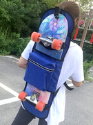 滑板包双肩双翘儿童学生电动滑板包大鱼板包专业路冲滑板包双肩
