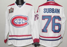 NHL Montr&eacute;al Canadiens 76# Subban WHITE