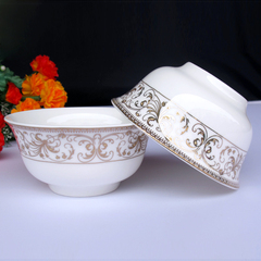 米饭碗骨瓷5寸8寸高景德镇陶瓷