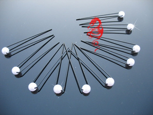  新娘头饰婚礼结婚用品 盘发珍珠发簪 发簪 一包价 多色入 7224