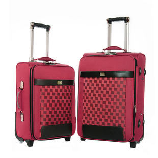  春节回家行李拉杆箱 纯色无图案定向轮旅行箱 男女通用复古风格