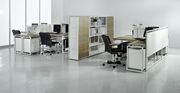 猫王风格钢木家具时尚办公室创意，组合职员工单人多人转角l型