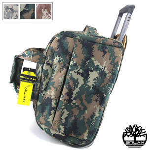 SNLAK authentic rolling bag suitcase trolley case check box Super praise quality camouflage rolling bag