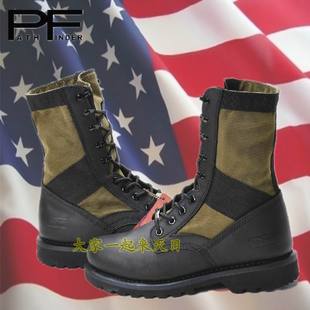 美国美式登山鞋 战靴 丛林靴户外军迷作战靴战术靴真皮靴探索者PF