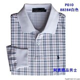 2011春装 经典长袖纯棉格子 T恤 100%质量保证4色