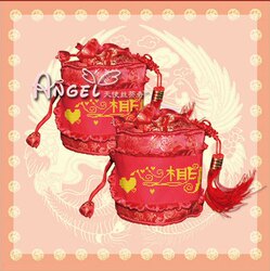 进口十字绣  天使丝帝奇新品推荐纸巾盒-004A 心心相印