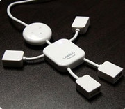 可爱小人型HUB USB2.0 集线器分线器 USB扩展器 易驱线usb分线器