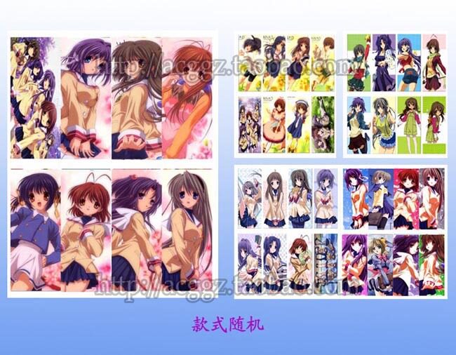 冲皇冠 6099363 Clannad 版装8款PVC书签(11&times;4cm)(随机款)