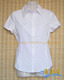 OL必备单品白色短袖白衬衫