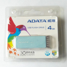 ADATA 威刚 u盘 C802 4GB/4G 优盘 燕尾碟盘 正品 送挂绳