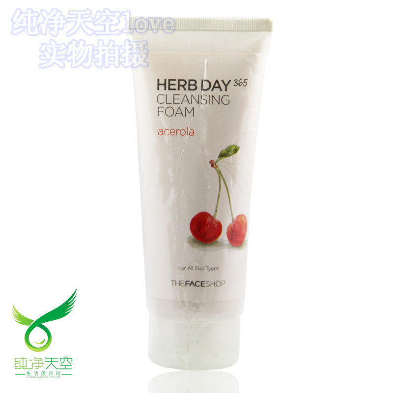 80104 The Face Shop樱桃洗面奶  樱桃泡沫洗面奶 最新到货