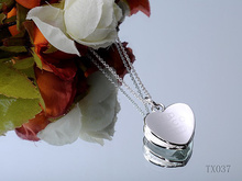 Collar del corazón de Tiffany Tiffany 925 collar de plata