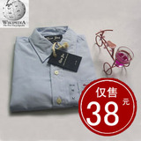 ACA JOE英国外贸原单正品 长袖条纹男装<span class=H>衬衫</span>大码男装商务休闲<span class=H>批发</span>
