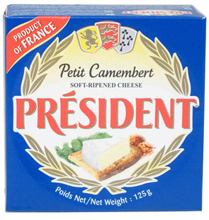  进口奶酪-总统PRESIDENT卡门塔尔奶酪 125克 法国进口