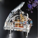 雷曼士30音水晶钢琴音乐盒/八音盒 天空之城 卡农货到付款 刻字图