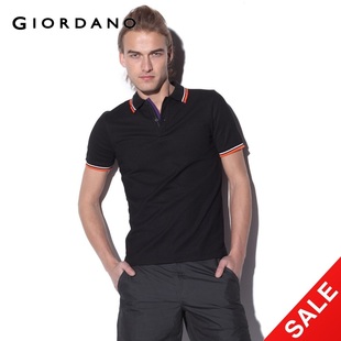 Snap up limited edition Giordano  men's quick-drying in  summer skinny DRY with colorful beads POLO01011001