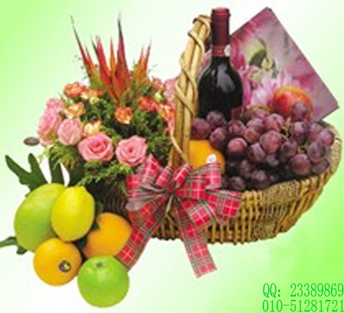艺花艺水果篮(预定与速递)礼品水果篮,<em>探望</em>果篮