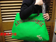 新Abercrombie Fitch、AF刺绣单肩、斜背包绿色