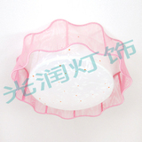 光润灯饰灯具 时尚浪漫粉色吸顶灯 客厅卧室书房灯