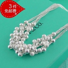 [Corazón WOWO] tiffany collar de perlas de arena versión femenina de Corea de la joyería nupcial de varias líneas de cualquiera de las tres