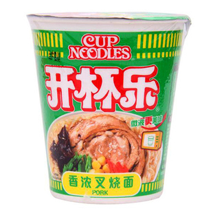  【天猫超市】日清 香浓叉烧开杯乐 方便面 87g/杯