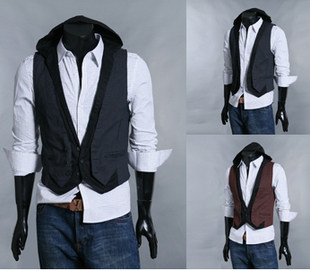 男装<em>马甲2010新款</em>【专柜正品】AF09冬装原单