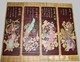 竹雕画挂饰吉祥观音四条屏24 80cm家居装饰壁饰