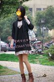清仓特！简约知性三件套长袖连衣裙