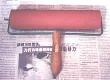 老式手推油印机 胶辊  推辊 无框画工具 水晶推子 全新商品
