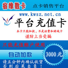 宿维数卡_3000元平台加款卡[自动加款]-5分钟不确认收货后果自负