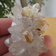 纯天然水晶簇 葡萄石水晶花晶簇水晶原石原矿标本石 一物一图