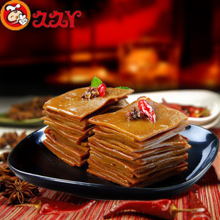  久久丫甜辣薄豆干 180g(200)卤味豆腐干休闲小零食 好吃就啃我吧