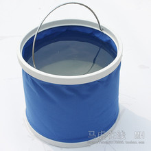 洗车用品 折叠水桶 洗车水桶 钓鱼户外水桶 伸缩水桶 11L容量