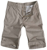 【品质<span class=H>男人</span>】巴宝莉(Burberry)夏季格纹男装商务休闲中裤/米色