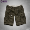 美国 Abercrombie Fitch/AF 男士夏季迷彩直筒工装休闲短裤